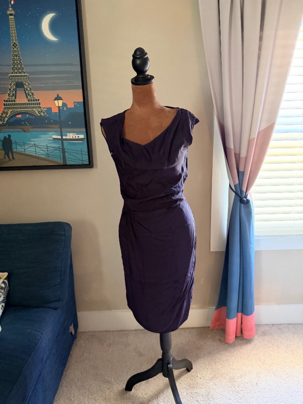 Alex + Alex blue/purple  dress
